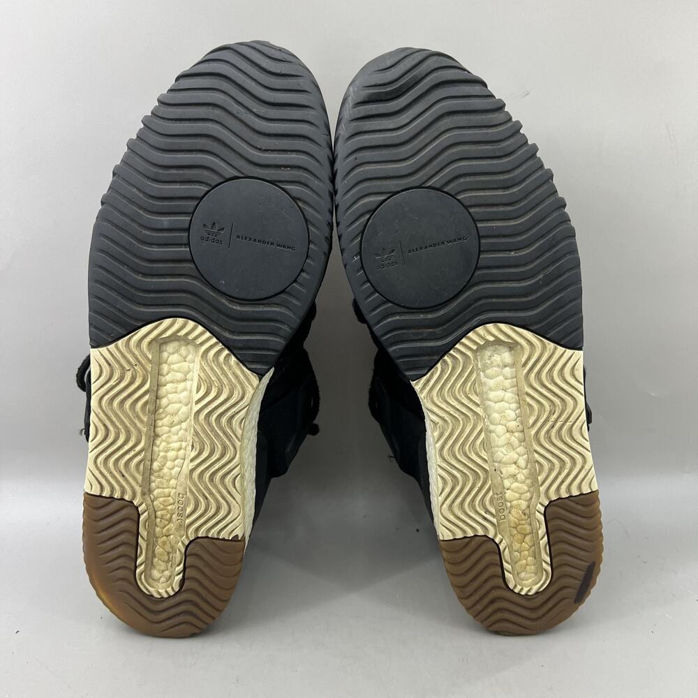 Adidas x Alexander‎ Wang AW Bball Shoes Men Size 12 Black Suede Low Top Sneakers - Picture 7 of 11